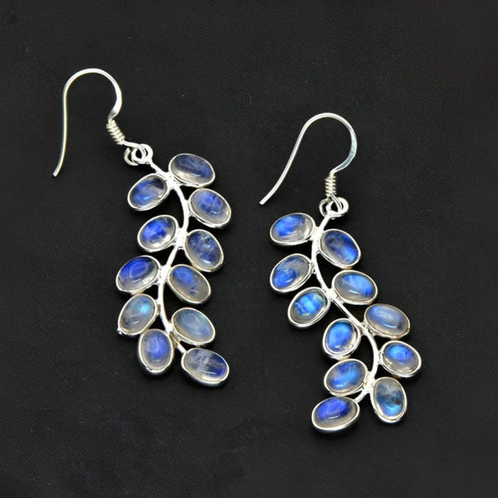 Sophisticated Amethyst Moonstone Earrings