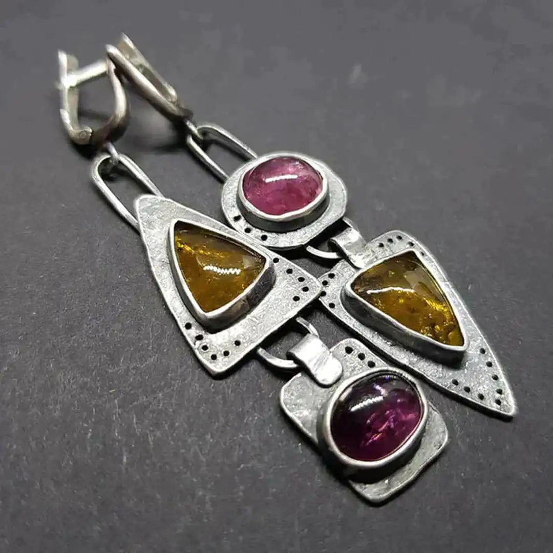 Vintage Triangular Earrings