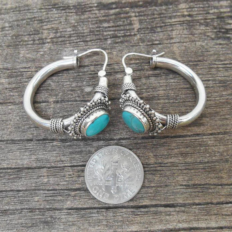 Vintage Aqua Earrings