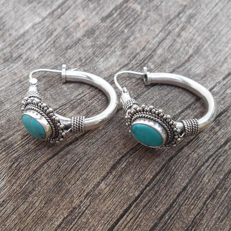 Vintage Aqua Earrings