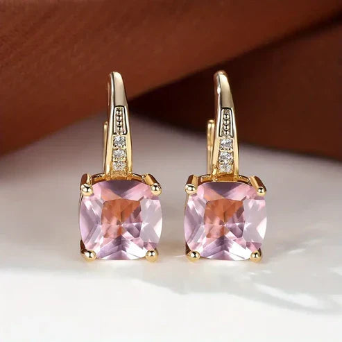 Enchanted Gemstone Hoop Earrings