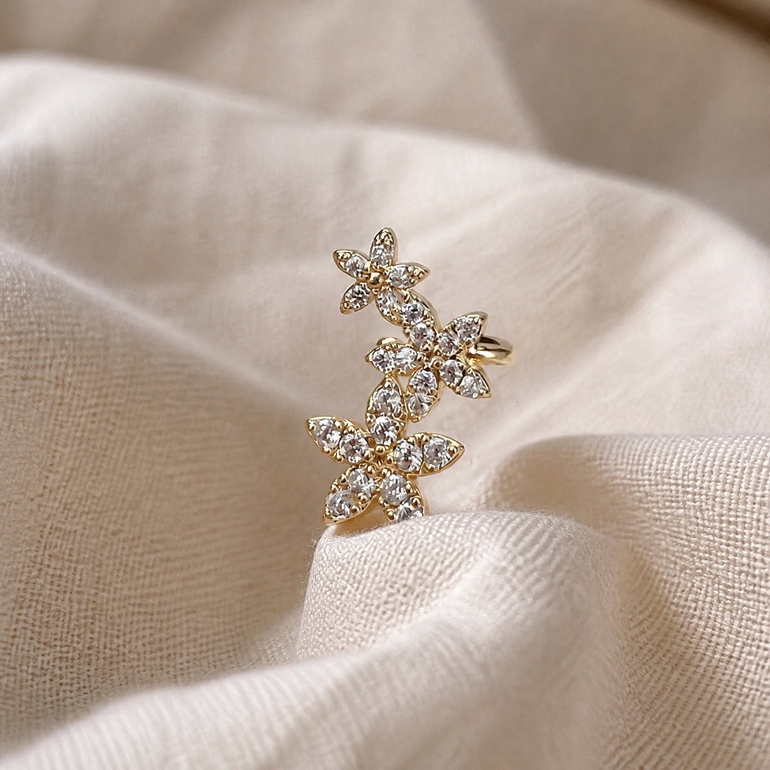 Bloom-Inspired Clip-On Earrings