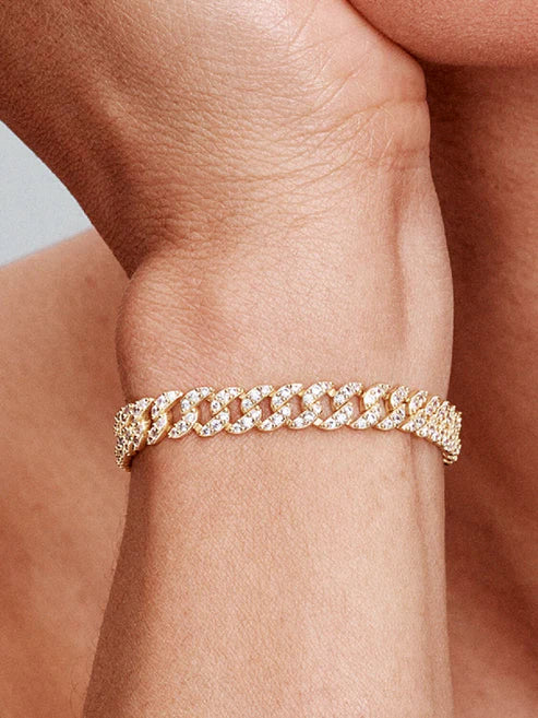 Paved Cuban Link Bracelet