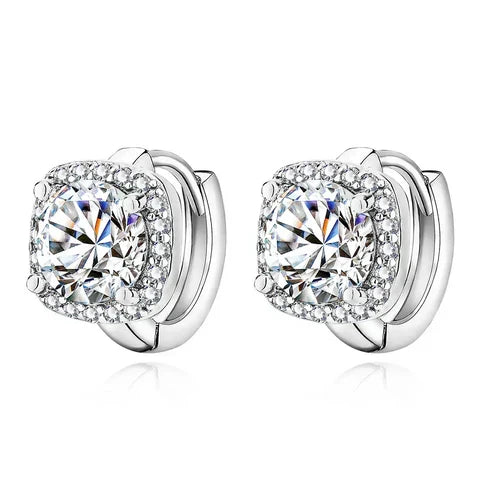 Nadine Square Stud Earrings