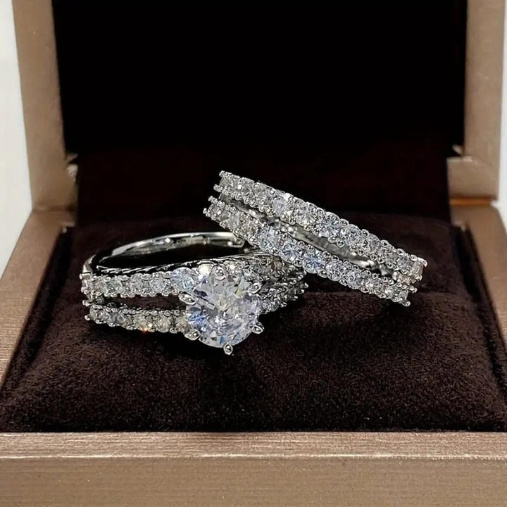 Radiant Halo Ring Series