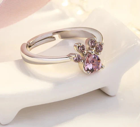 Rose Gold Pet Paw Jewelry Collection