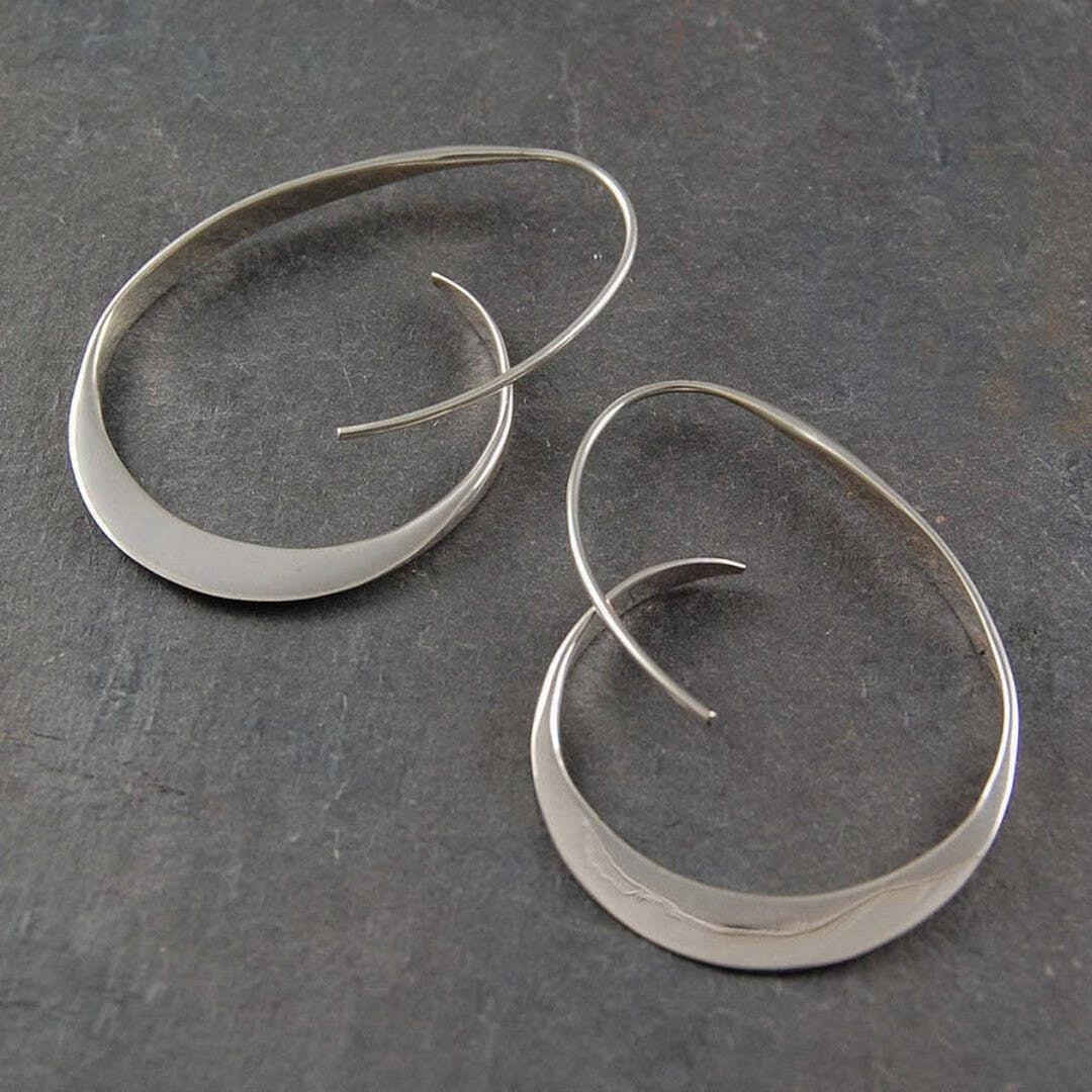 Spiral Twist Dangle Earrings