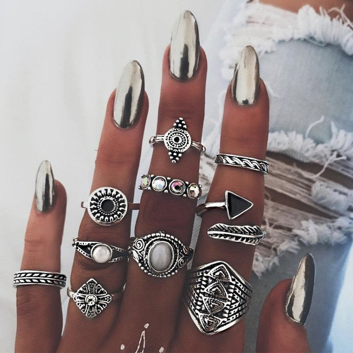 Unique Collection of 8 to 12 Rings
