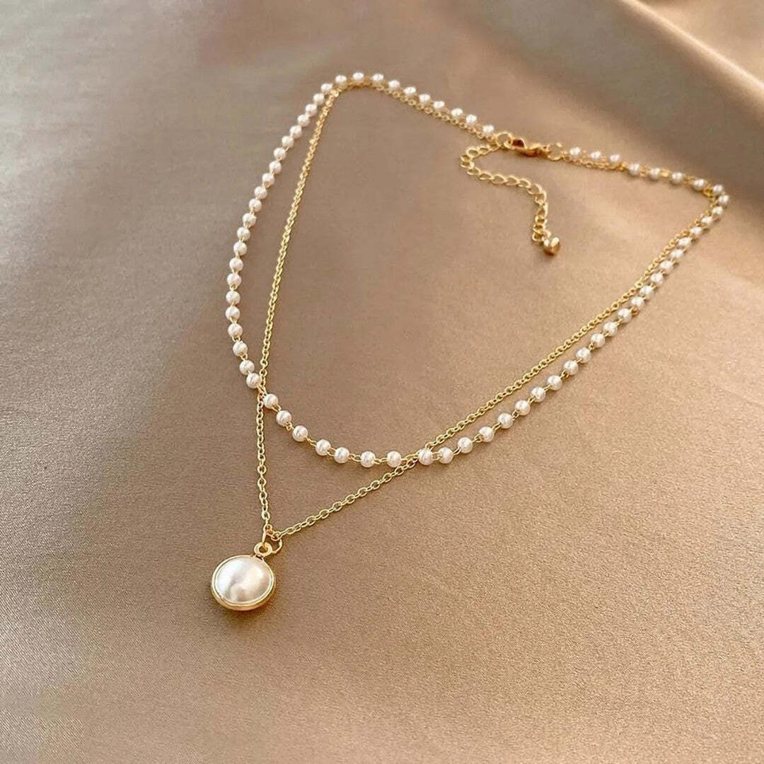 Luminous Pearl Necklace