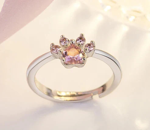 Rose Gold Pet Paw Jewelry Collection