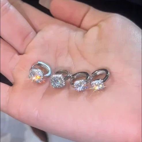 Nadine Square Stud Earrings