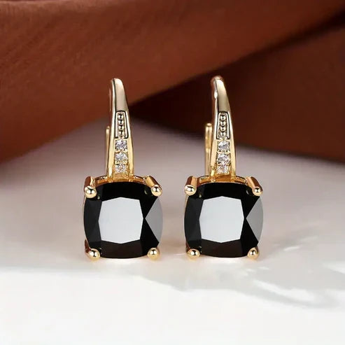 Enchanted Gemstone Hoop Earrings