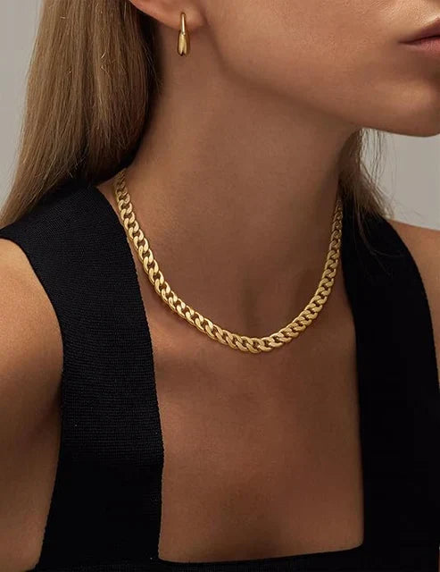 Bold Cuban Link Chain Necklace