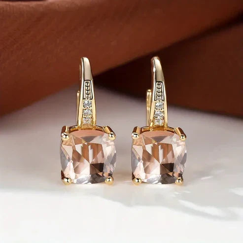 Enchanted Gemstone Hoop Earrings