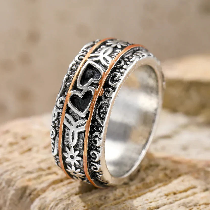 Custom Silver Heritage Ring