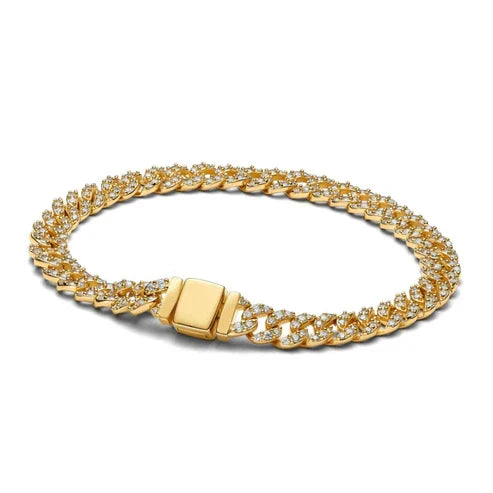 Radiant Gold Chain Bracelet