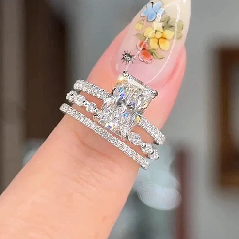 Jaily 3-Piece Bridal Ring Collection