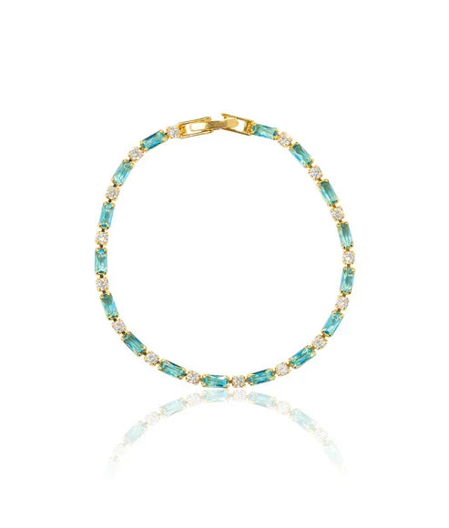 Genuine Turquoise Gemstone Bracelet