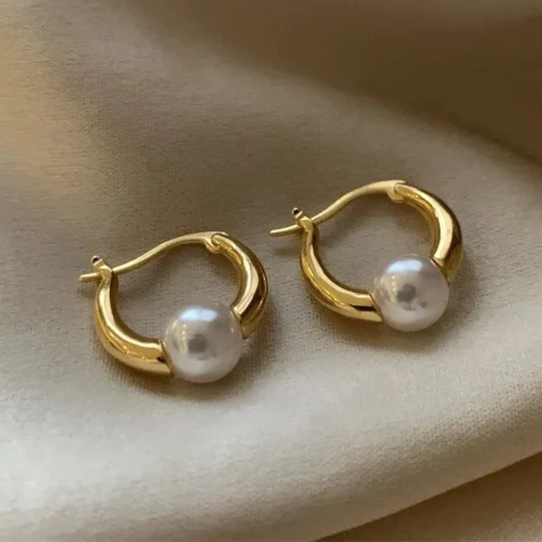 Elegant Pearl Drop Earrings