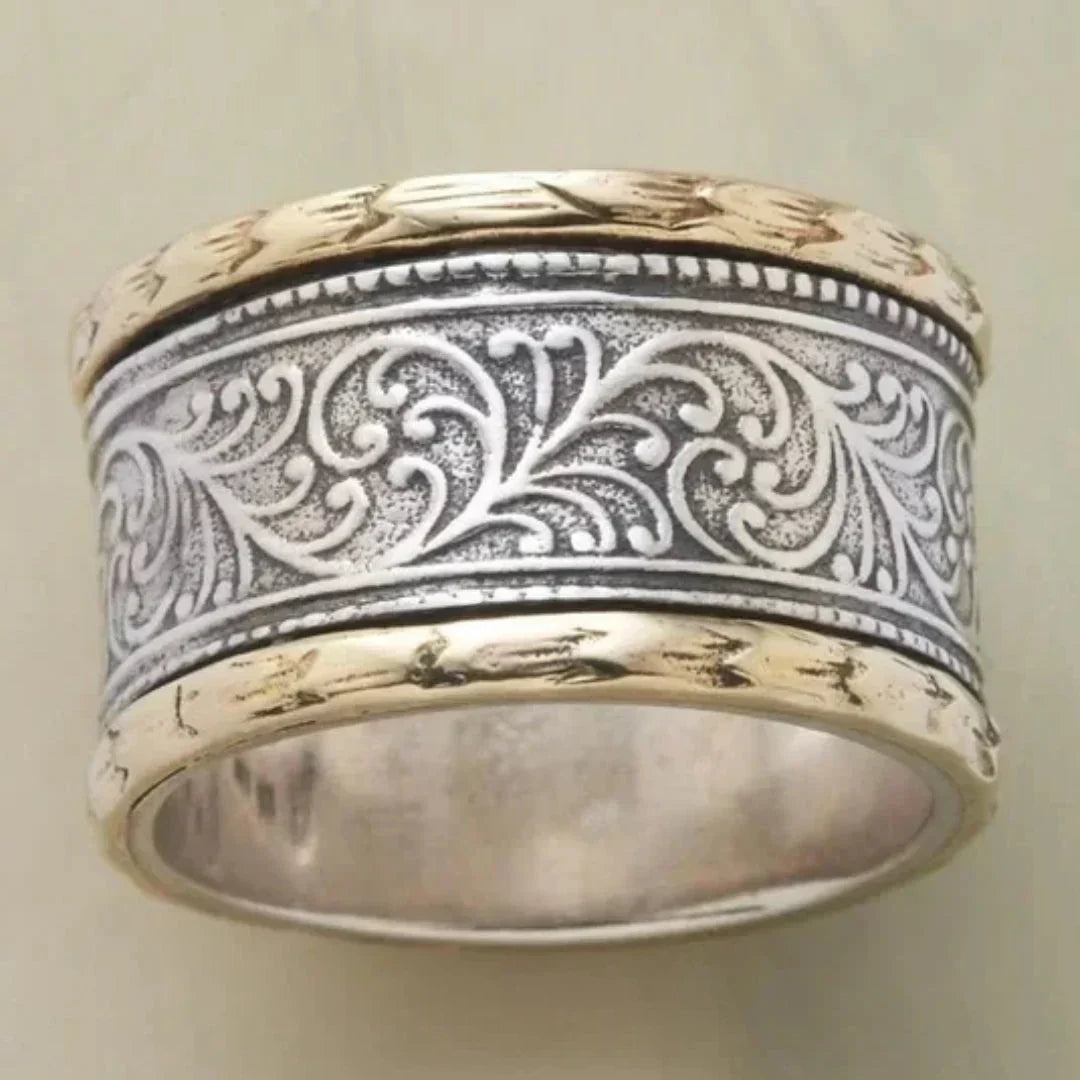 Retro Gold and Silver Ring