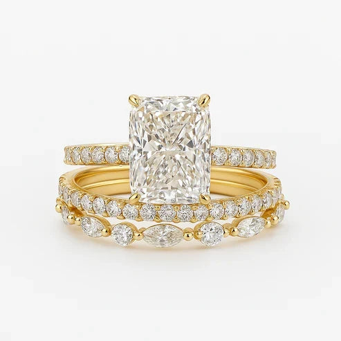 Jaily 3-Piece Bridal Ring Collection