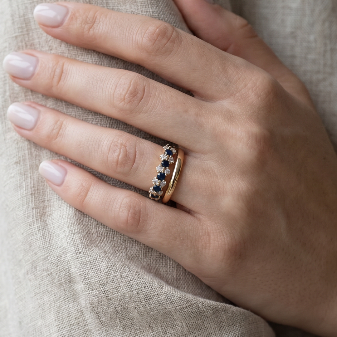 Timeless Zirconia Elegance Band