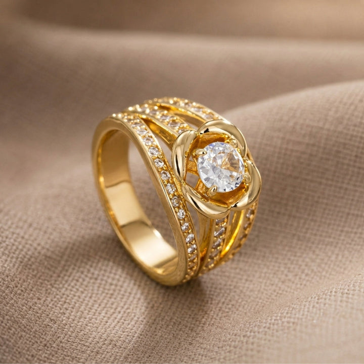 Eternal Gold Crystal Band