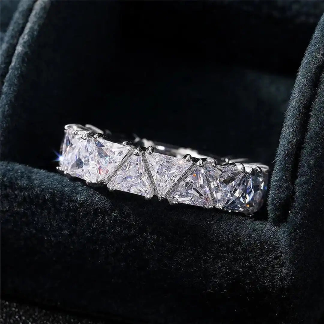 Vintage Triangular Stone Ring
