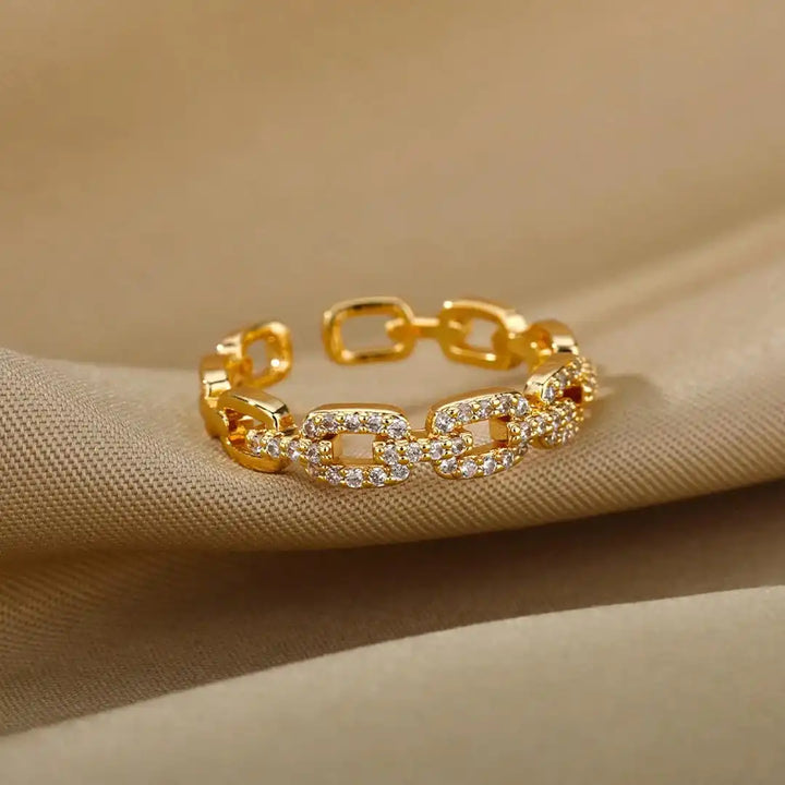 Verona Adjustable Chain Link Ring