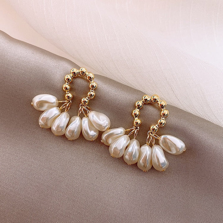 Pearl Earrings with Baroque Influence