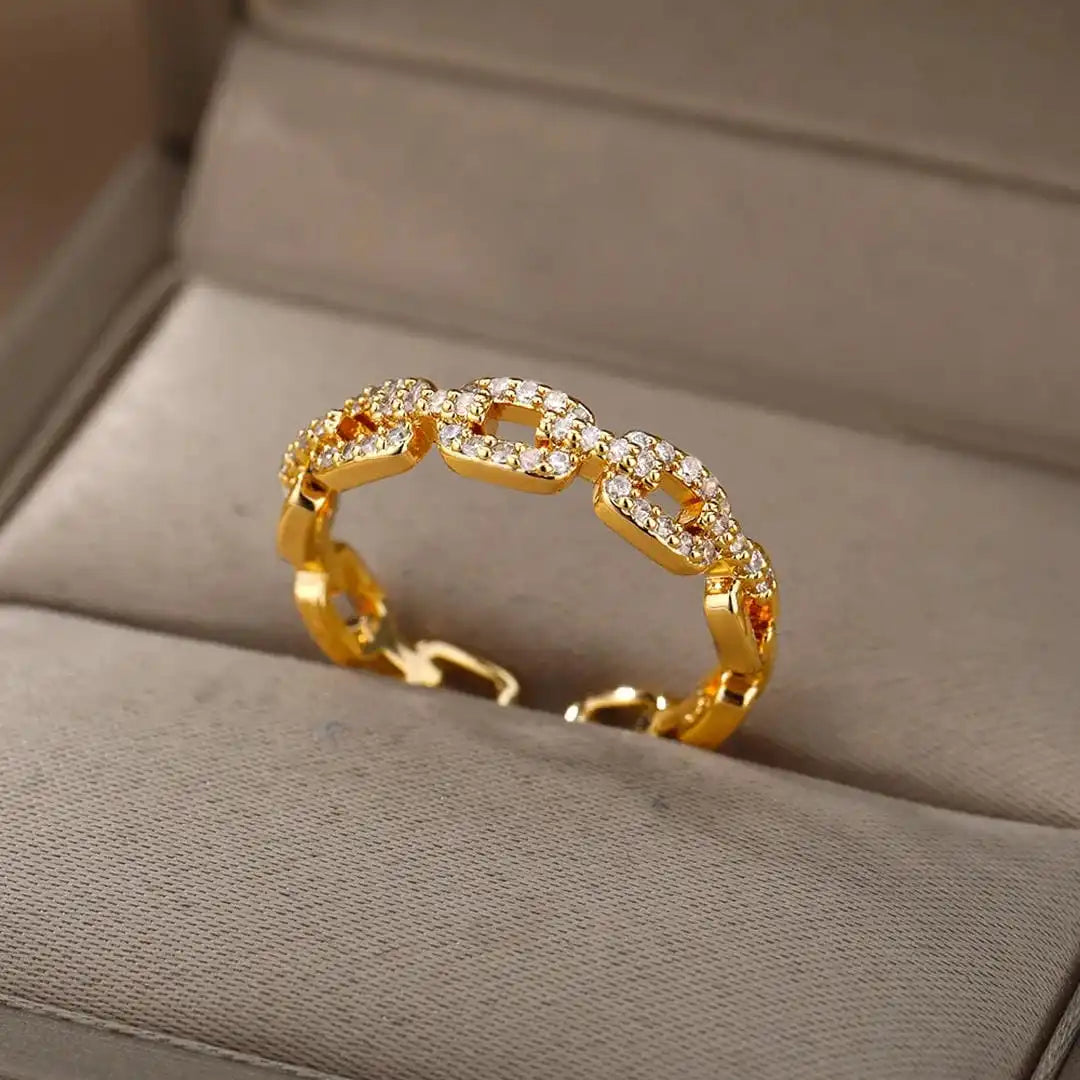 Verona Adjustable Chain Link Ring