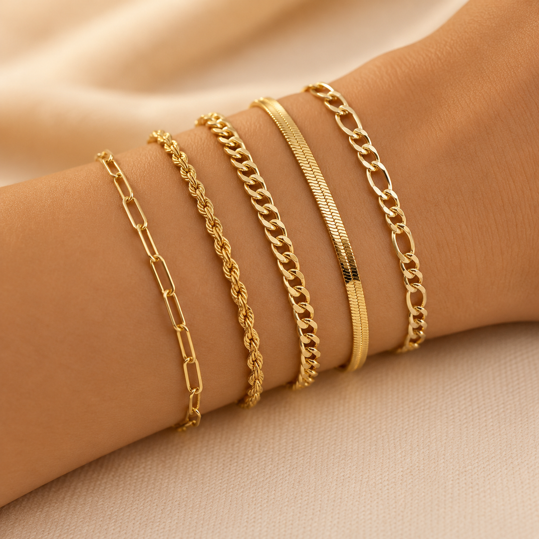 Ellis™ | Gold Bracelet Lineup