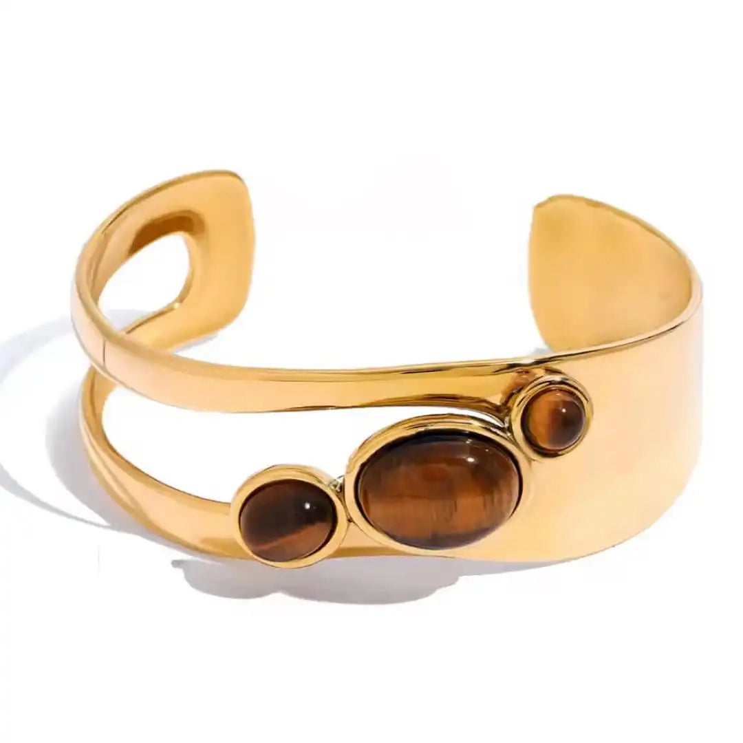 Vintage Gold Tiger Eye Bracelet