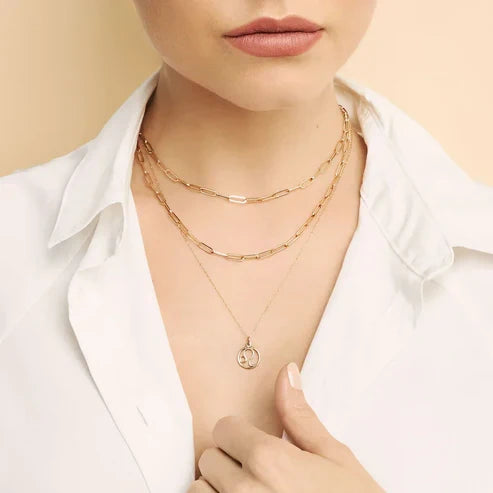 Astrological Sign Pendant Necklace