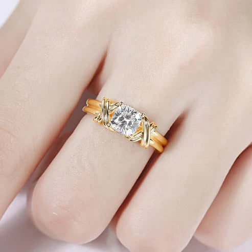 Twisted Band Statement Ring