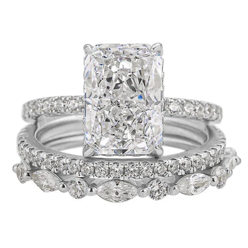 Jaily 3-Piece Bridal Ring Collection