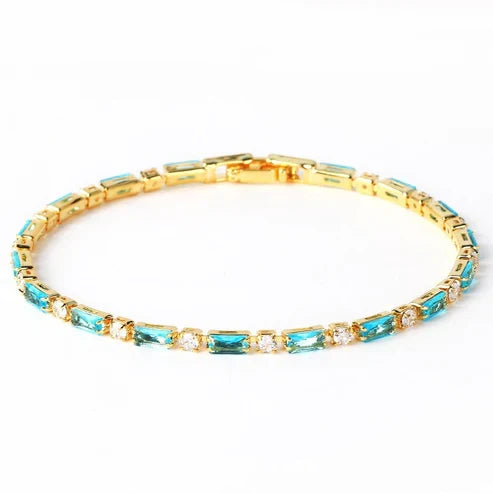 Genuine Turquoise Gemstone Bracelet