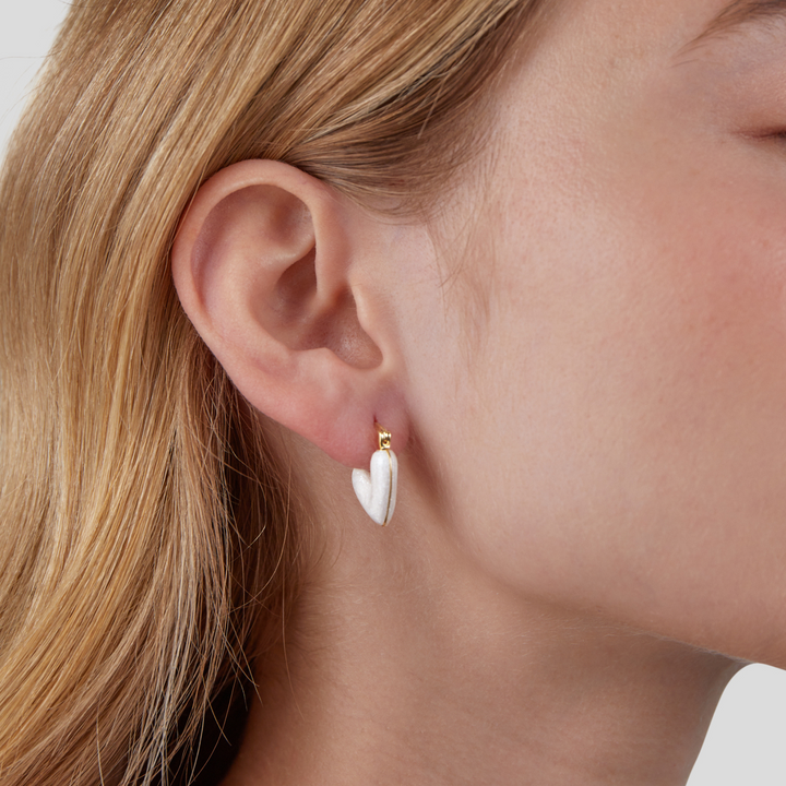 Authentic Heart-Shaped Earrings