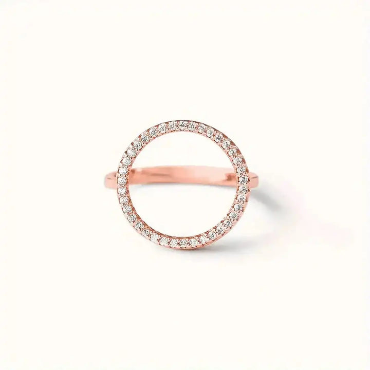 Round Ring with Cubic Zirconia