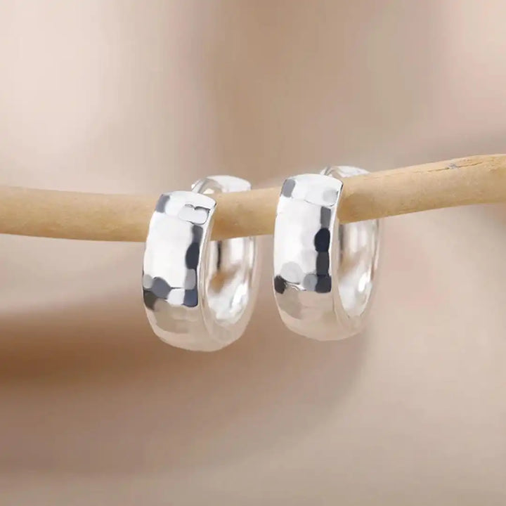 Timeless Curved Gold Hoop Earrings