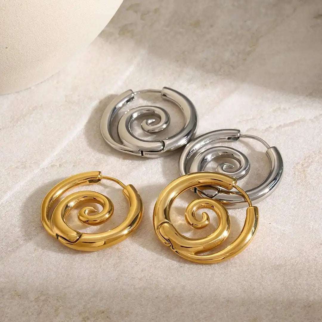 Timeless Twisted Gold Earrings