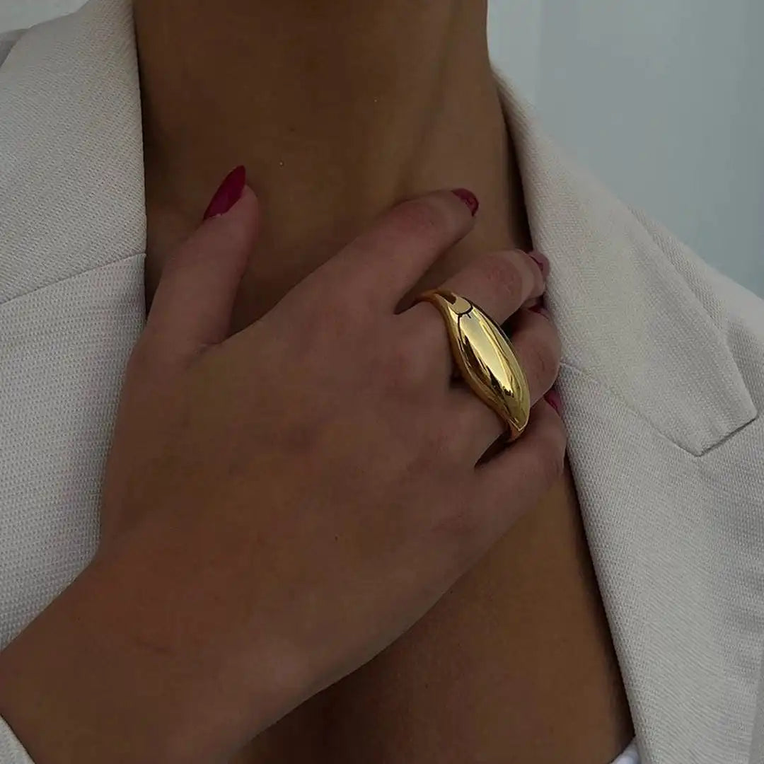 Timeless Gold Double Band Ring