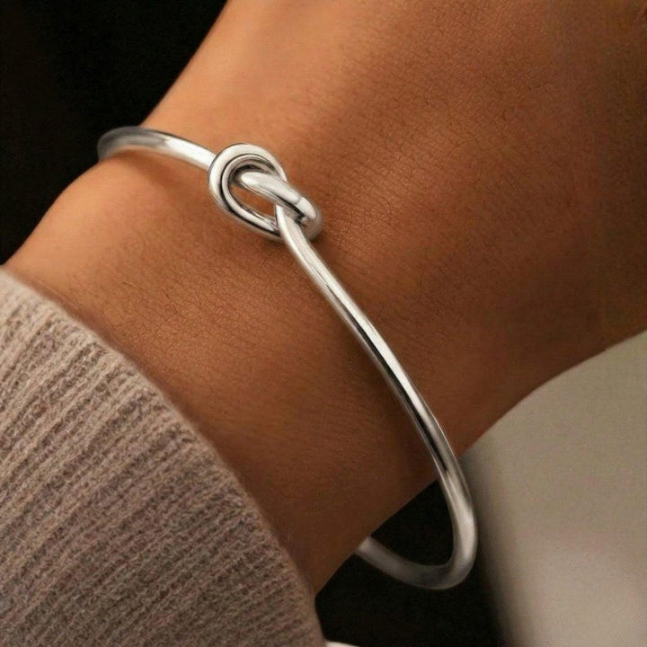Adjustable Golden Loop Bracelet