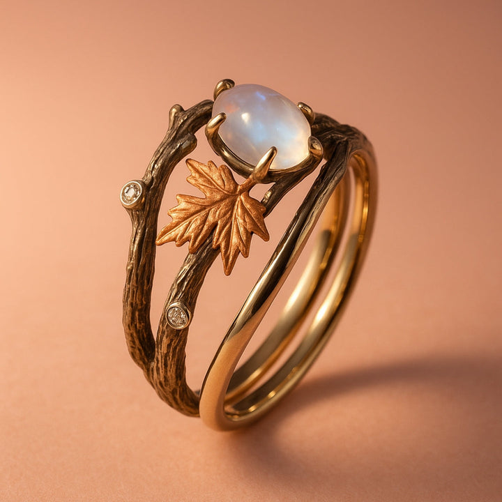 Genuine Moonstone Ring