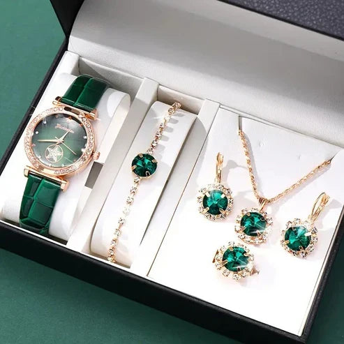Verdantra Timekeeper Jewelry Emerald