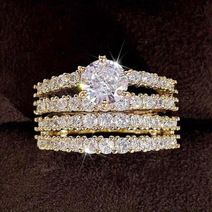 Radiant Halo Ring Series