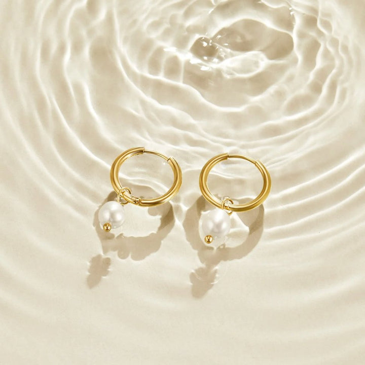 Genuine Pearl Earrings
