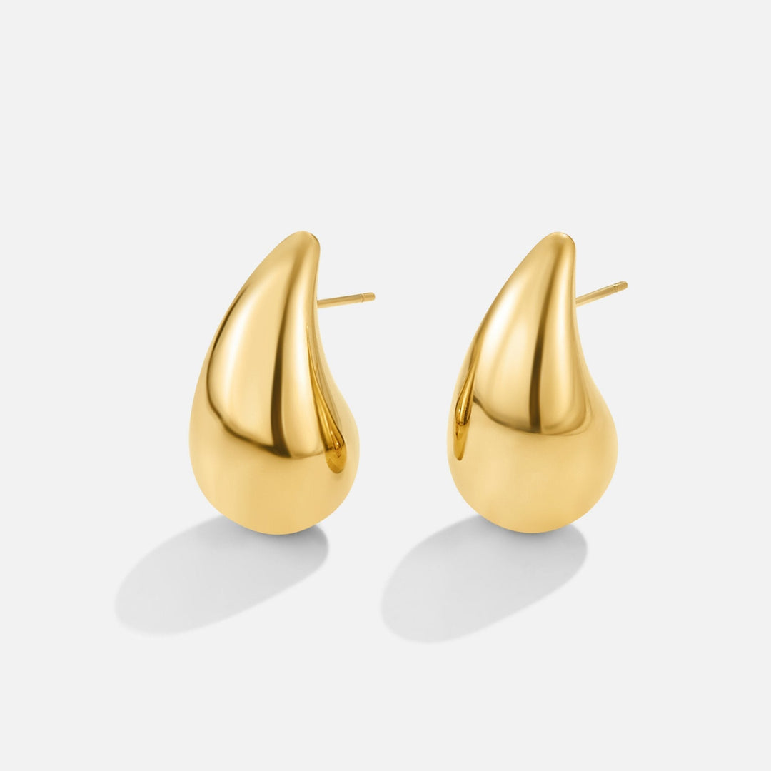 Gilded Teardrop Earrings