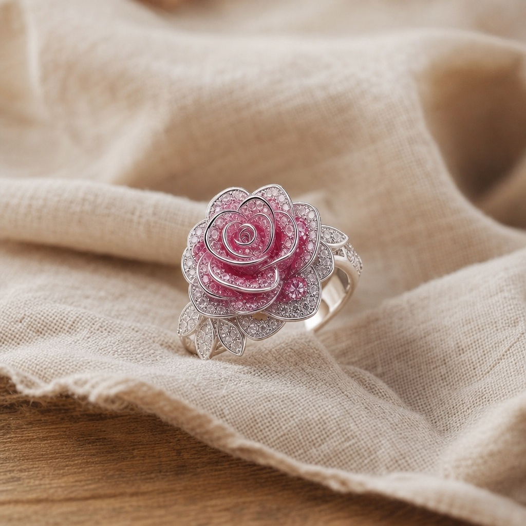 Exquisite Silver Coated Ring