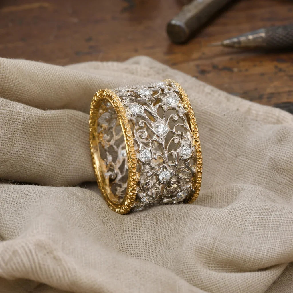 Premium Ivy Zirconia Band